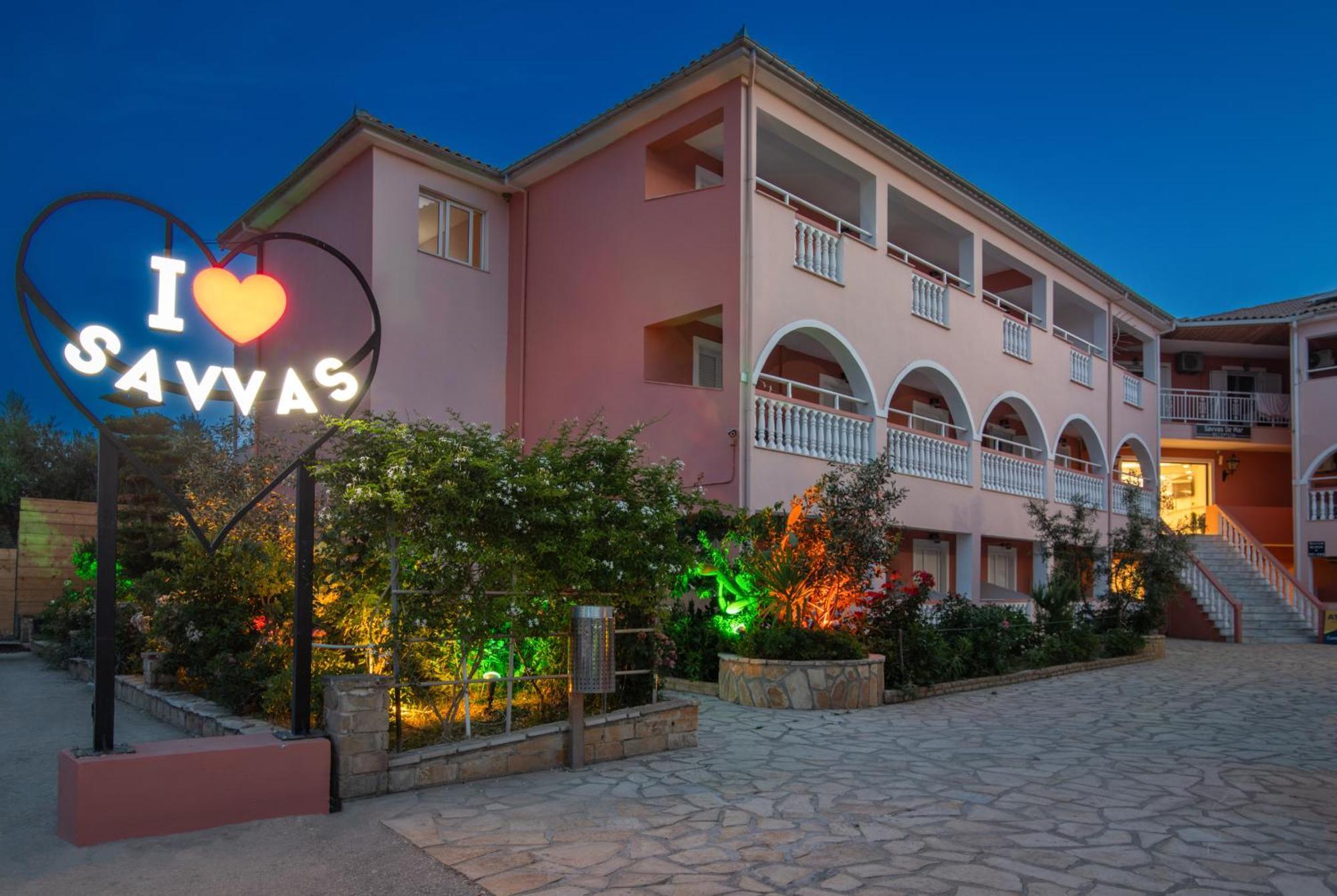 Savvas Hotel (Adults Only) Лаганас Екстериор снимка
